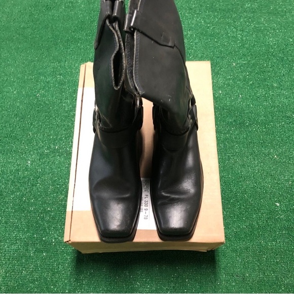 VULCAN Motorcycle Harness 11’ Black Biker Boots - Picture 3 of 4